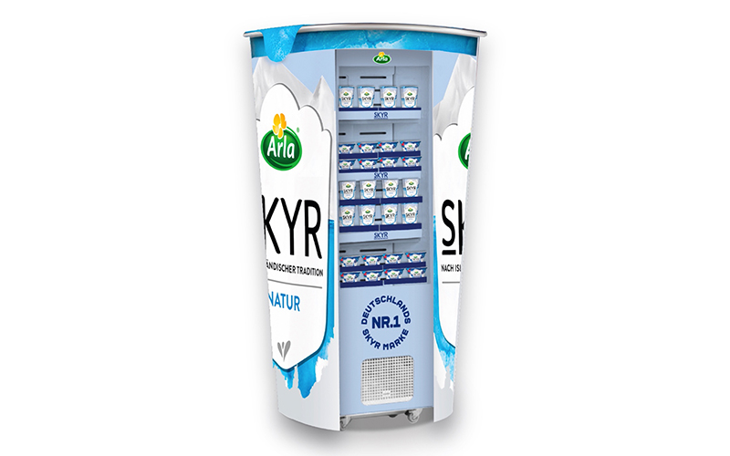 Arla Skyr Coolio display